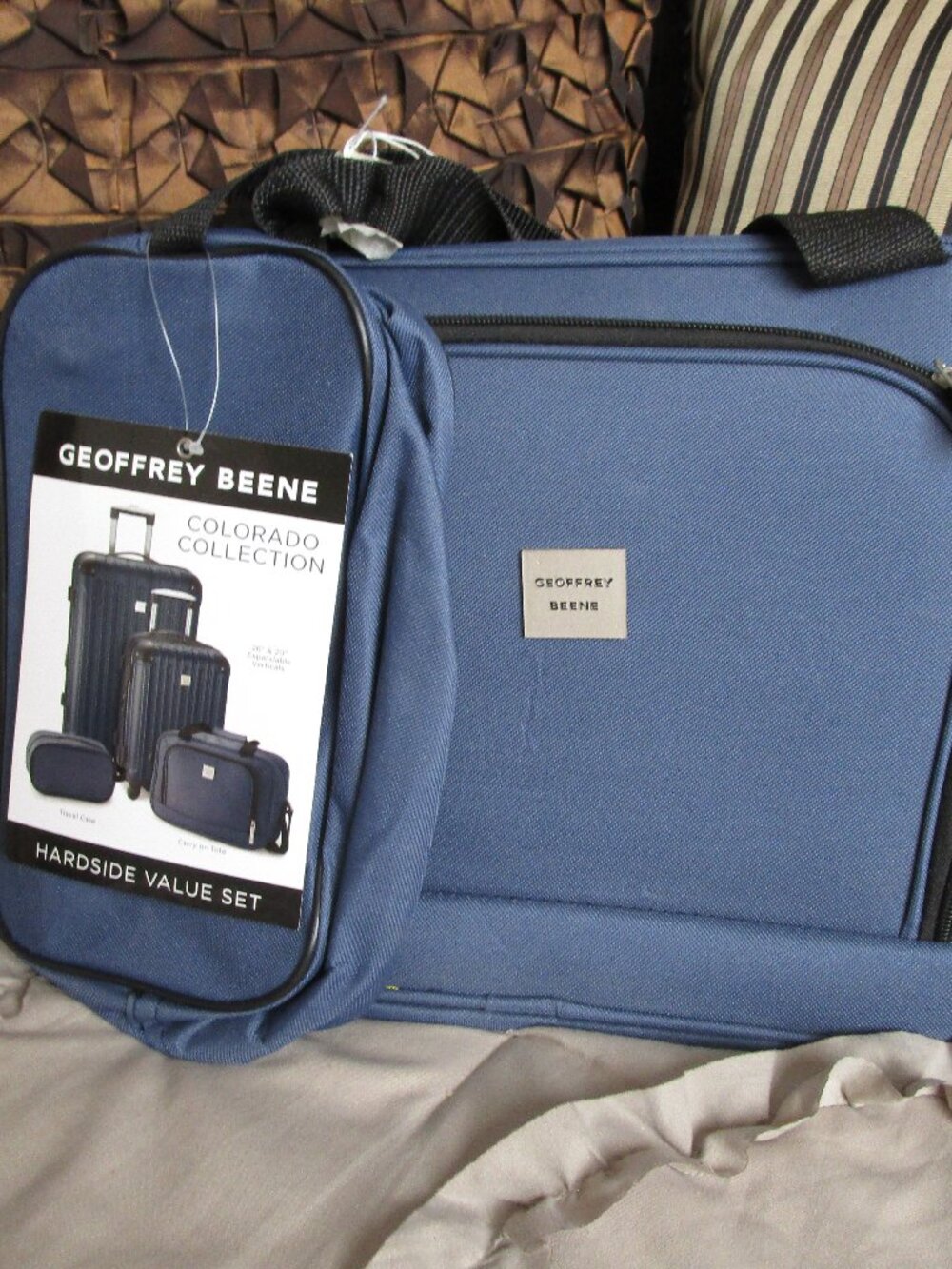 NWT designer carry-on luggage duo